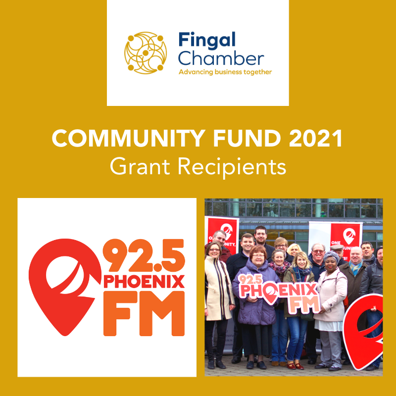 Fingal Chamber Community Fund grant for Phoenix FM