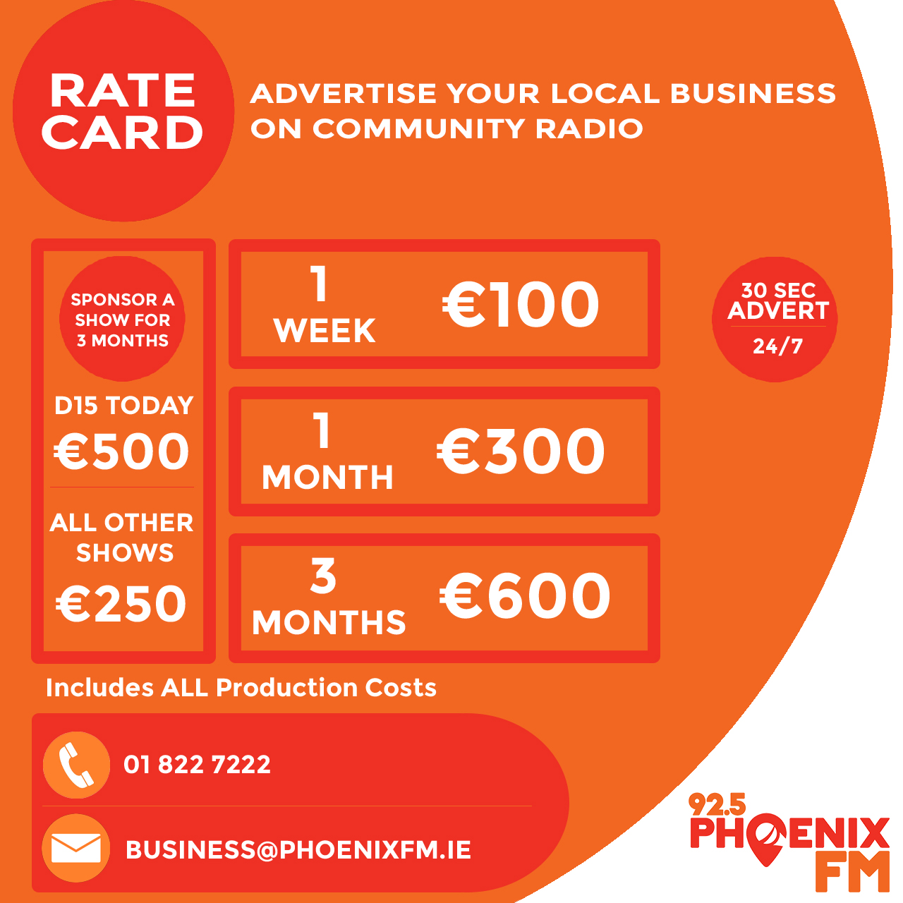 rate card